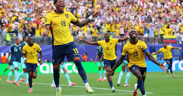Nhà cái cá cược số 1 RR88: Ecuador gây địa chấn, 19 đội tiến vào vòng knock-out - hình ảnh - winrr88.com Nhà cái cá cược số 1 RR88: Ecuador gây địa chấn, 19 đội tiến vào vòng knock-out - hình ảnh - winrr88.com