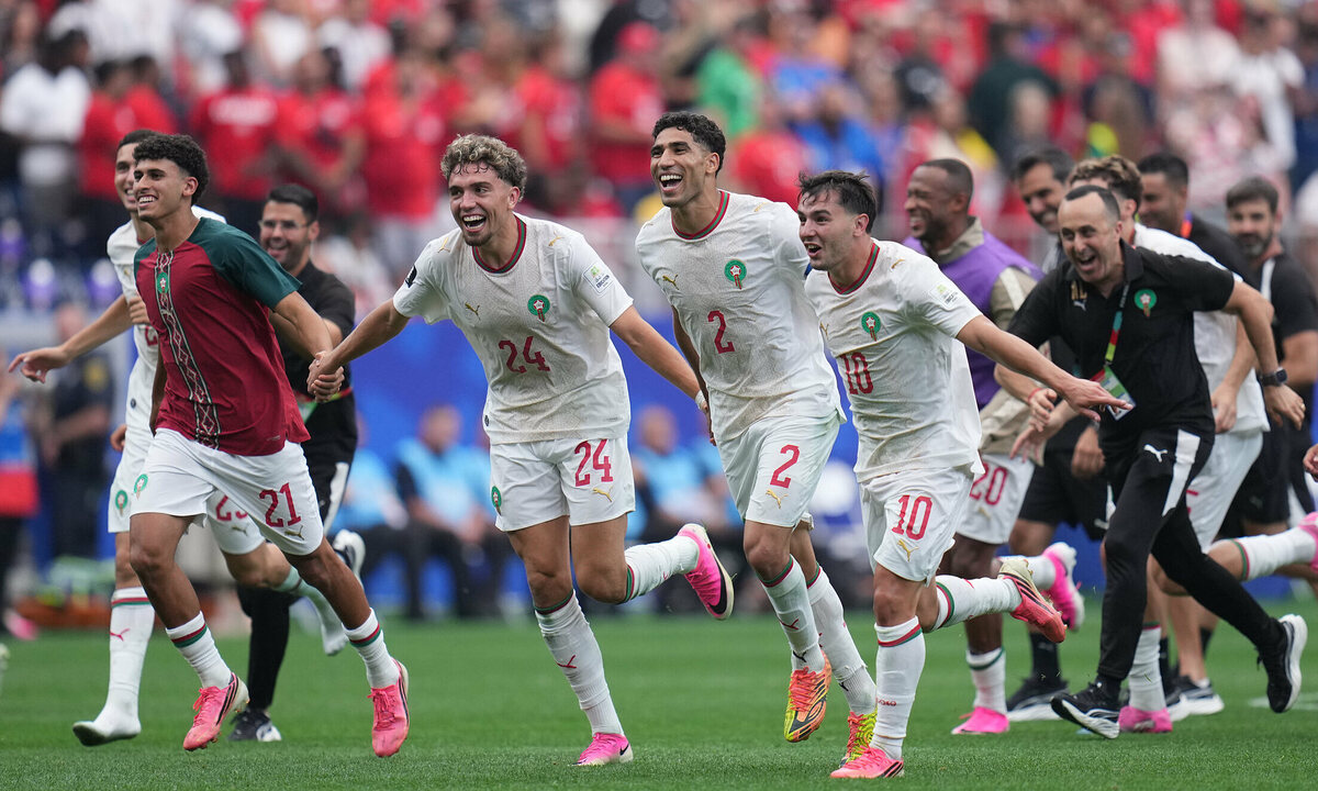 RR88 cược thể thao: Morocco viết tiếp lịch sử World Cup, đại diện châu Phi đầu tiên vào tứ kết hai lần - hình ảnh - winrr88.com RR88 cược thể thao: Morocco viết tiếp lịch sử World Cup, đại diện châu Phi đầu tiên vào tứ kết hai lần - hình ảnh - winrr88.com